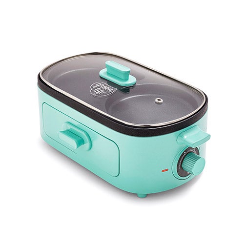 Healthy Ceramic Nonstick Breakfast Maker, Turquoise