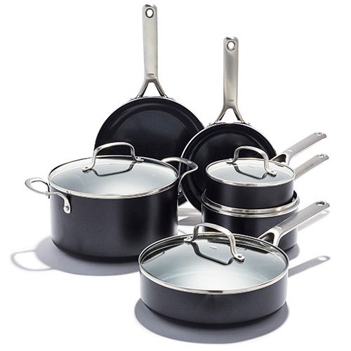 Agility 10pc Nonstick Ceramic Cookware Set