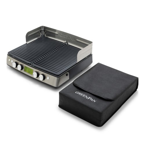 Elite XL Smoke-Less Grill & Griddle, Premier Stainless Steel