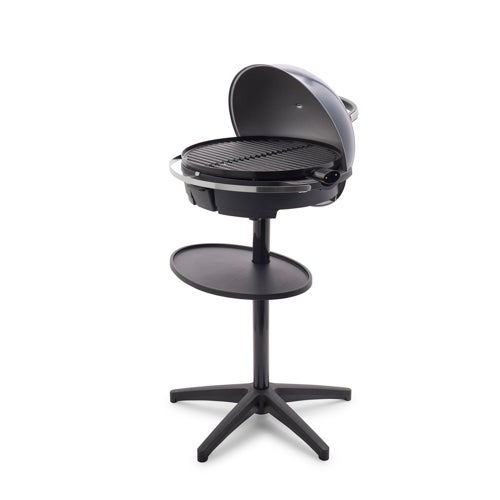 2-in-1 Portable Indoor/Outdoor Electric Grill & Griddle, Navy