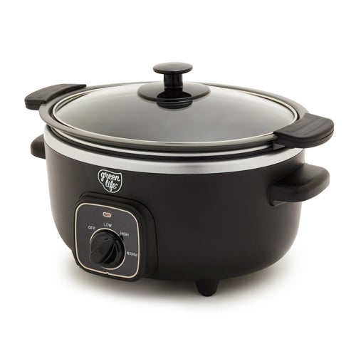 Healthy 3.5qt Slow Cooker, Black