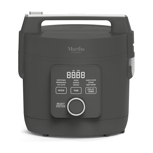 8-Cup Rice Cooker, Caviar Gray