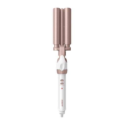 Double Ceramic Triple Barrel Hair Waver/Crimping Iron
