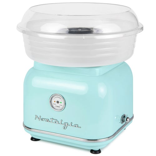 Classic Retro Hard & Sugar Free Cotton Candy Maker, Aqua