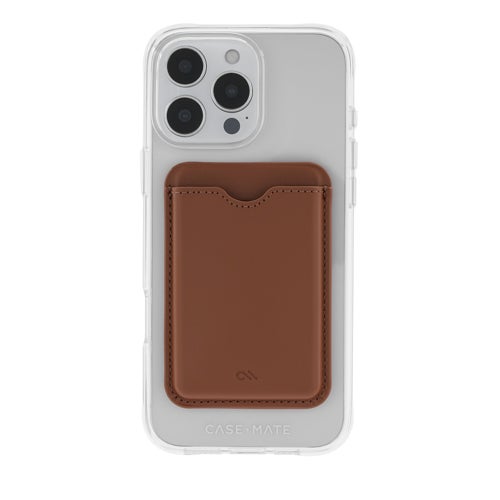MagSafe Phone Wallet/Card Holder, Cognac Brown