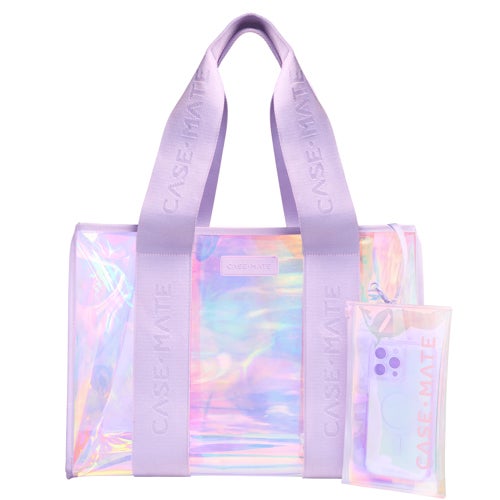 Beach Tote w/ Phone Pouch, Soap Bubble