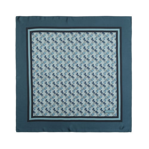 Lightweight Coach Horse & Carriage Silk Scarf