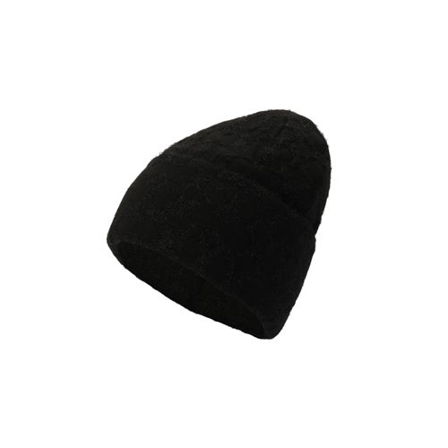 Signature C Metallic Beanie, Black
