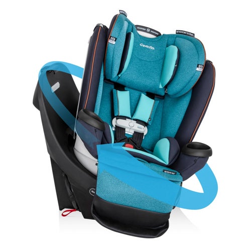 GOLD Revolve360 Extend Rotational Car Seat + SensorSafe, Sapphire Blue