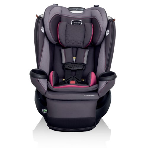 Revolve360 Extend Rotational Car Seat w/ Quick Clean Cover, Rowe Pink