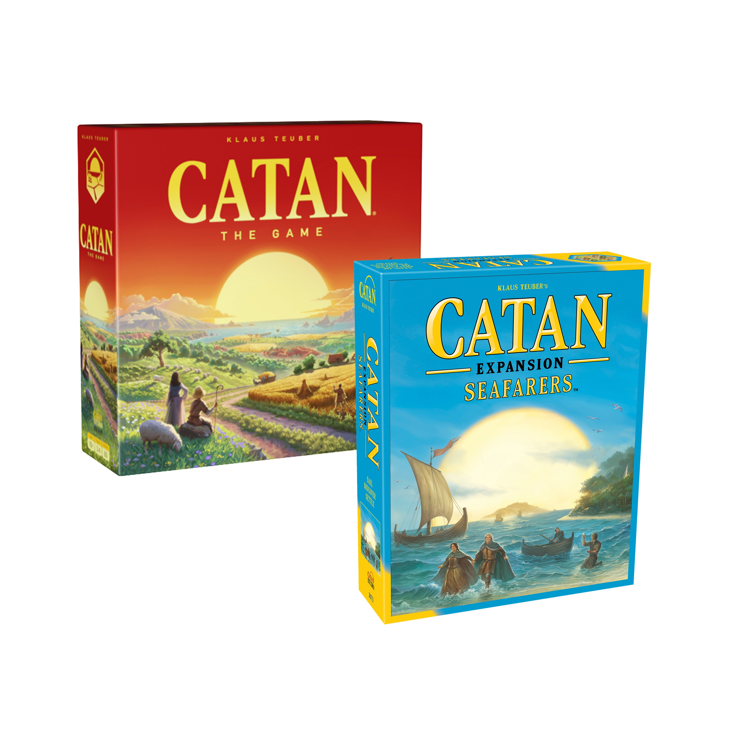 Catan w/ Seafarers Expansion Pack Bundle, Ages 10+ Years