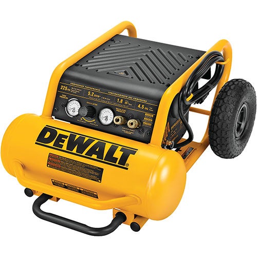 1.6 HP Continuous 225 PSI 4.5 Gallon Compressor