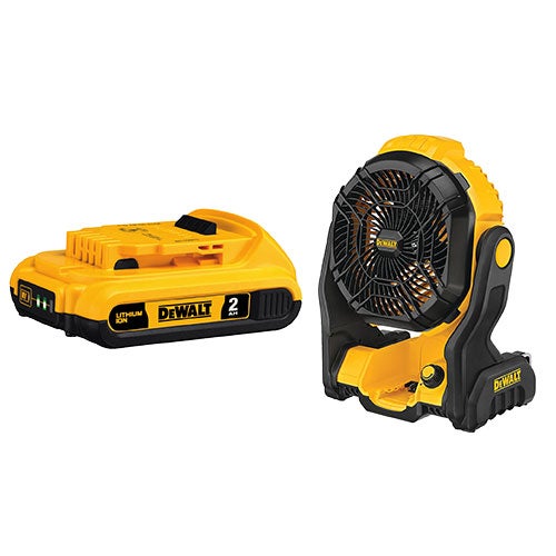 20V MAX Jobsite Cordless Fan w/ BONUS 20V MAX Premium XR 2.0AH Battery