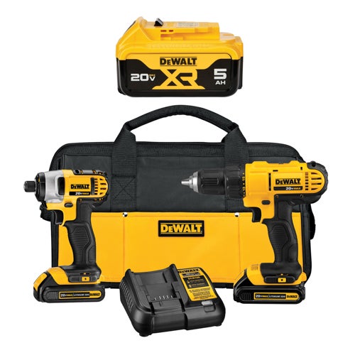 20V MAX Lithium-Ion 2-Tool Combo w/ Extra Battery