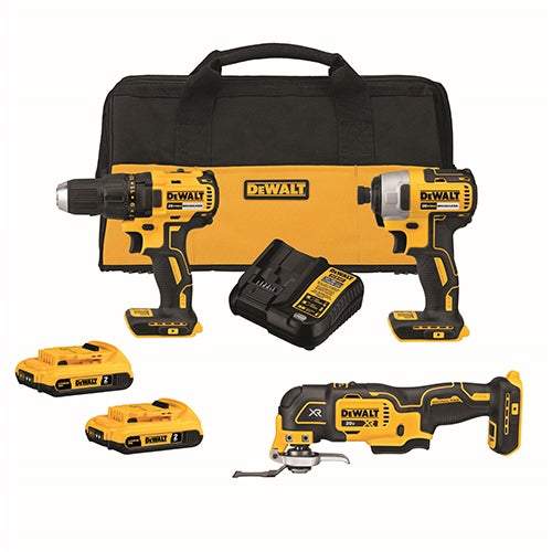 20V 6-Tool Combo Kit (1/2 Drill/Driver, Impact Driver, LED Light