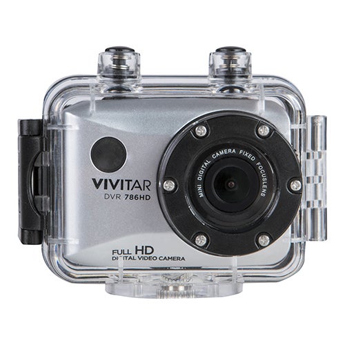 12.1MP Sports Action Cam w/ Waterproof Housing