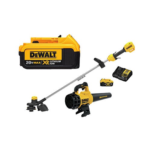 20V MAX String Trimmer & Blower Combo Kit w/ Extra Battery Pack Power