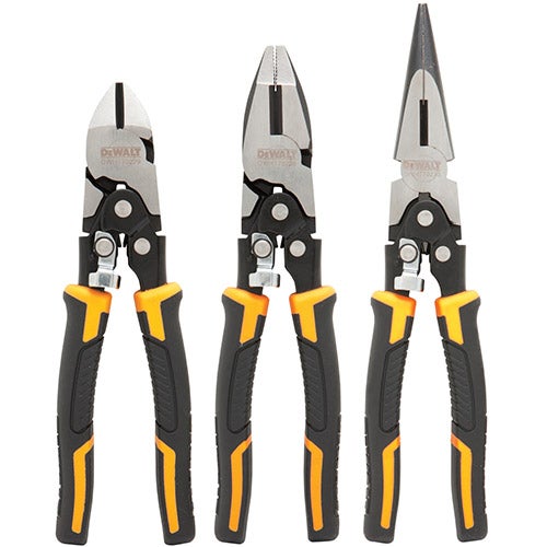 DeWalt Compound Action Plier Set, 3 Pack