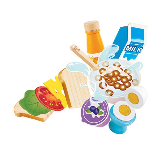 Delicious Wooden Breakfast Playset, Ages 3+ Years