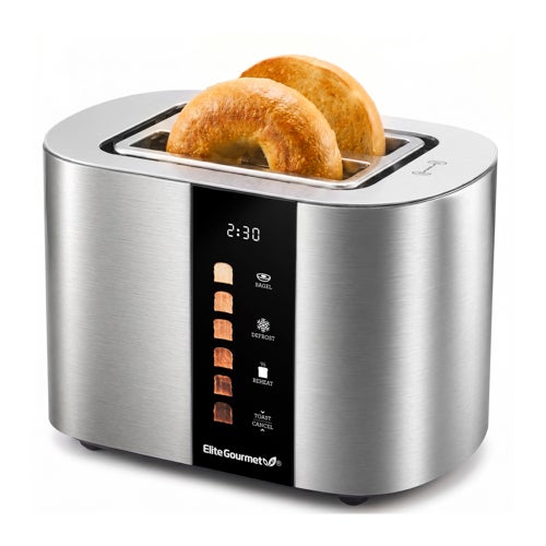 2-Slice Automatic Motorized Toaster, Stainless Steel