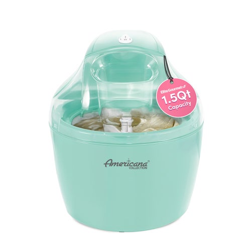 Americana 1.5qt Personal Ice Cream Maker, Mint