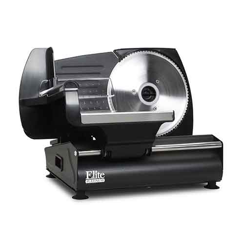 Ultimate Precision Stainless Steel Electric Food Slicer, Blk Power Sales