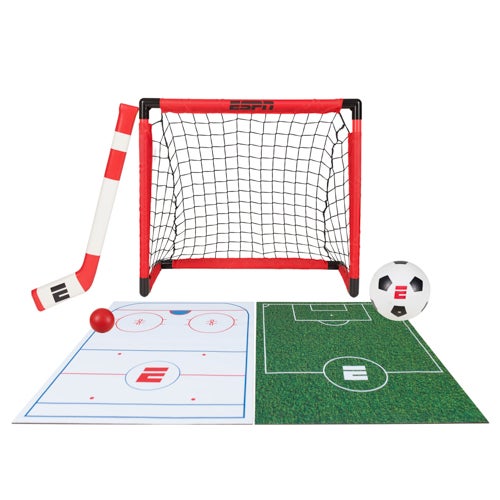 My First Goal Kids Soccer Stadium & Hockey Rink Set, Ages 3+ Years