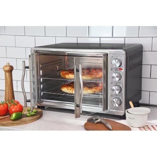 12 Slice French Door Convection Toaster Oven w/ Rotissserie | Power Sales