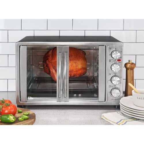 12 Slice French Door Convection Toaster Oven w/ Rotissserie | Power Sales