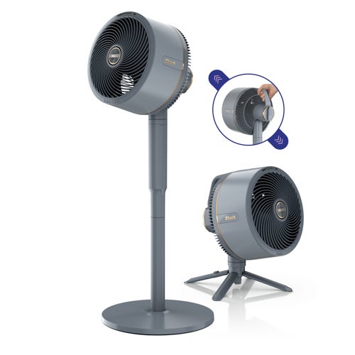 FlexBreeze Pedestal & Tabletop Indoor/Outdoor Fan w/ InstaCool Mist, Gray