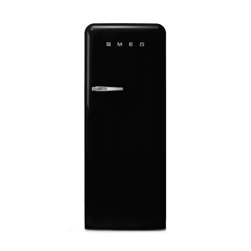 FAB 28 Retro Refrigerator w/ Ice Compartment - Right Hinge, Black