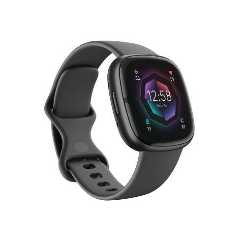 Sense 2 Advanced Health Smartwatch, Shadow Gray/Graphite