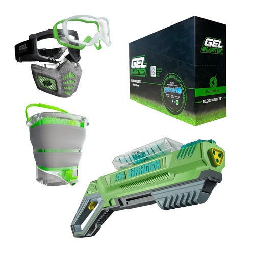 Barracuda Water Bead Blaster Kit w/ Face Mask, Gellet Depot, StarFire Gellets