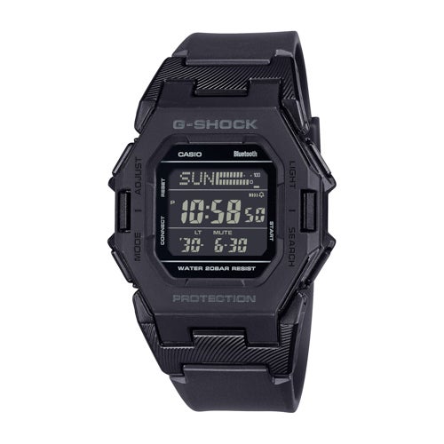 Men's GD-B500 Black Resin Square Digital Smartphone Link Watch