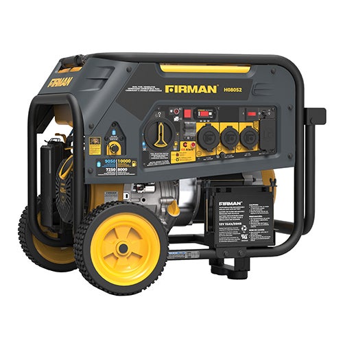 Dual Fuel Portable Generator 10000W w/ Electric/Recoil Start & CO Alert
