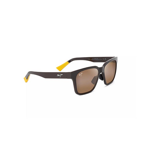 Punikai Polarized Sunglasses, Shiny Brown Frame, HCL Bronze Lens