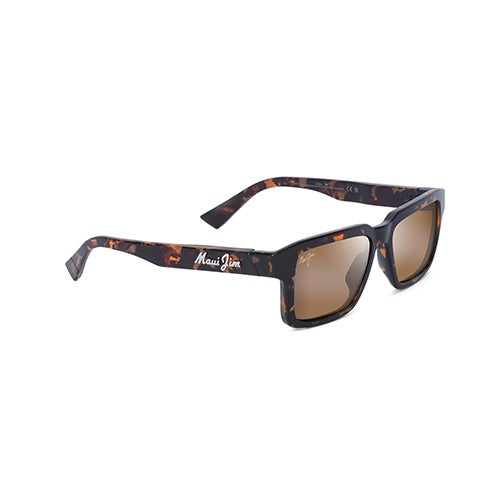 Kahiko Polarized Sunglasses, Matte Dark Havana Frame, HCL Bronze Lens