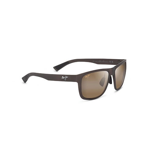 Puakea Polarized Sunglasses, Matte Brown Frame, HCL Bronze Lens