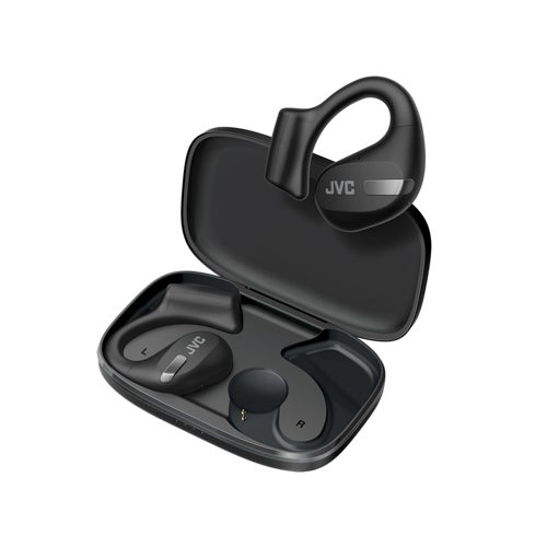 Nearphones Open Ear TWS Earbuds w/ Slim Case, Black