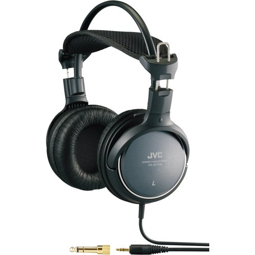 Full-Size Over Ear Wired Headphones w/ Deep Bass, Black