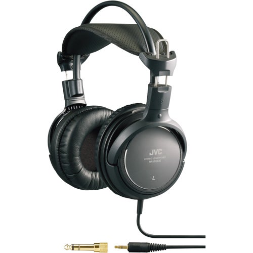 Dynamic Sound Full-Size Over Ear Wired Headphones, Black