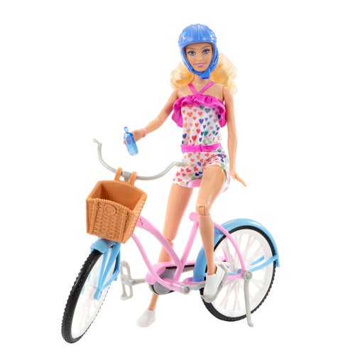 Barbie Doll and Bike Playset, Ages 3-7 Years