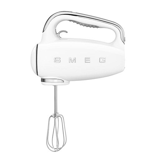 50's Retro Style Hand Mixer, White