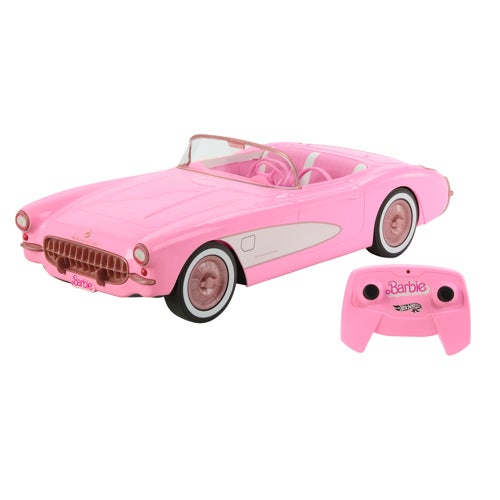 Hot Wheels Remote Control Barbie Corvette, Ages 4+ Years