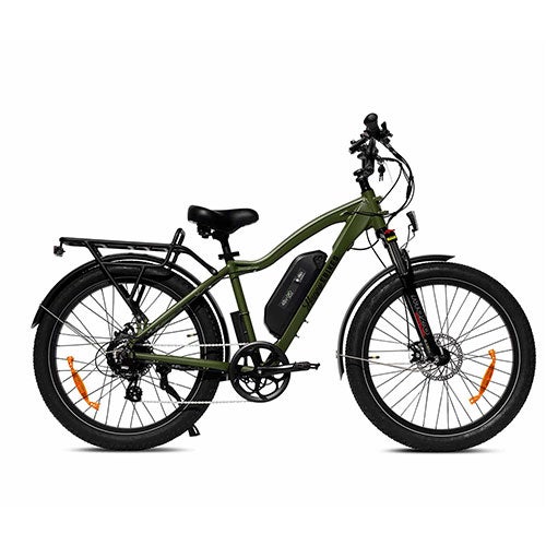 Happy Trails Mountain Fat Tire Electric Bike, Green