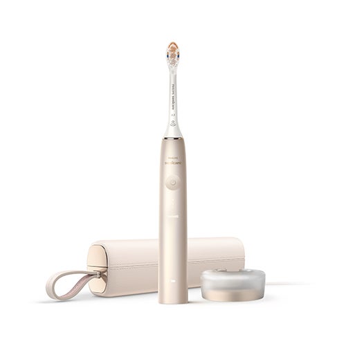 9900 Prestige Power Toothbrush w/ Sense IQ, Champagne