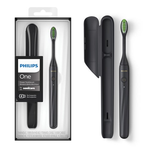 Philips One Rechargeable Toothbrush, Black