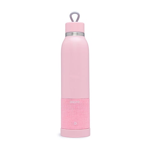 Aquio Double-Wall Hydration Bottle & Speaker, Blush