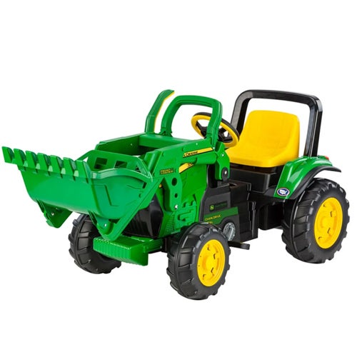 John Deere Front Loader Pedal Powered Ride-On, Green