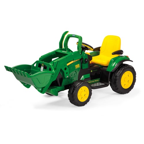 John Deere Ground Loader 12V Ride-On, Green